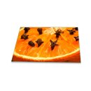 Herdabdeckplatte Ceran 1 Teilig 80x52 Orangen Orange...