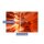 Herdabdeckplatte Ceran 80x52 Abstrakt Orange Abdeckung Glas Spritzschutz Deko