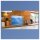 Herdabdeckplatte Ceran 80x52 Landschaft Blau Abdeckung Glas Spritzschutz Deko