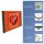 Herdabdeckplatte Ceran 2-Teilig 2x40x52 Herz Rot Abdeckung Spritzschutz Glas