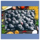 Herdabdeckplatte Ceran 2-Teilig 2x40x52 Obst Blau...