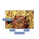 Herdabdeckplatte Ceran 2-Teilig 2x40x52 Rose Gelb Abdeckung Spritzschutz Glas