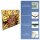 Herdabdeckplatte Ceran 2-Teilig 2x40x52 Rose Gelb Abdeckung Spritzschutz Glas