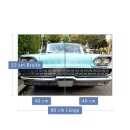 Herdabdeckplatte Ceran 2-Teilig 2x40x52 Auto Blau...
