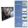 Herdabdeckplatte Ceran 2-Teilig 2x40x52 Katze Grau Abdeckung Spritzschutz Glas
