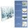 Herdabdeckplatte Ceran 2-Teilig 2x40x52 Stadt Weiß Abdeckung Spritzschutz Glas