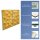 Herdabdeckplatte Ceran 2-Teilig 2x40x52 Essen Gelb Abdeckung Spritzschutz Glas