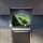 Herdabdeckplatte Ceran 2-Teilig 2x40x52 Tiere Grün Abdeckung Spritzschutz Glas