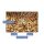 Herdabdeckplatte Ceran 2-Teilig 2x40x52 Holz Braun Abdeckung Spritzschutz Glas