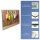 Herdabdeckplatte Ceran 2-Teilig 2x40x52 Ostern Bunt Abdeckung Spritzschutz Glas