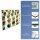 Herdabdeckplatte Ceran 2-Teilig 2x40x52 Ostern Bunt Abdeckung Spritzschutz Glas