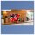 Herdabdeckplatte Ceran 2-Teilig 2x40x52 Paprika Rot Abdeckung Spritzschutz Glas