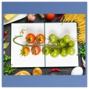 Herdabdeckplatte Ceran 2-Teilig 2x40x52 Gemüse Bunt Abdeckung Spritzschutz Glas