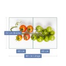 Herdabdeckplatte Ceran 2-Teilig 2x40x52 Gemüse Bunt...