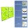 Herdabdeckplatte 2x40x52 Ceran 2-Teilig Zitrone Gr&uuml;n Abdeckung Spritzschutz Glas