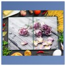 Herdabdeckplatte Ceran 2-Teilig 2x40x52 Rose Violett...