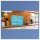 Herdabdeckplatte Ceran 2-Teilig 2x40x52 Abstrakt Blau Abdeckung Spritzschutz