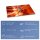 Herdabdeckplatte Ceran 2-Teilig 2x40x52 Abstrakt Orange Abdeckung Spritzschutz