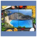Herdabdeckplatte Ceran 2-Teilig 2x40x52 Landschaft Blau...