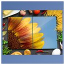 Herdabdeckplatte Ceran 2-Teilig 2x40x52 Sonnenblume Gelb...