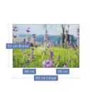 Herdabdeckplatte Ceran 2-Teilig 2x40x52 Lavendel Violett Abdeckung Spritzschutz