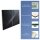 Herdabdeckplatte Ceran 2-Teilig 2x40x52 Abstrakt Schwarz Abdeckung Spritzschutz