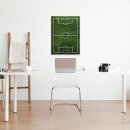 Glas-Magnettafel 60x80 Pinnwand Wand mit Zubeh&ouml;r Whiteboard Office B&uuml;ro Gr&uuml;n