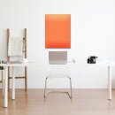 Glas-Magnettafel Orange 60x80 Pinnwand Wand mit Zubehör Whiteboard Küche Büro