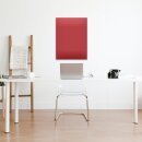 Glas-Magnettafel Rot 60x80 Pinnwand Wand mit Zubehör Whiteboard Küche Büro Tafel