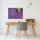 Glas-Magnettafel Violett 60x80 Pinnwand Wand mit Zubehör Whiteboard Küche Büro