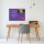 Glas-Magnettafel Violett 60x80 Pinnwand Wand mit Zubehör Whiteboard Küche Büro