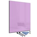 Glas-Magnettafel Violett 60x80 Pinnwand Wand mit...