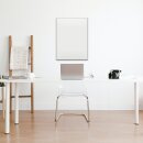 Glas-Magnettafel Weiß 60x80 Pinnwand Wand mit Zubehör Whiteboard Küche Büro Deko