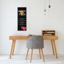Glas-Magnettafel 30x80 Pinnwand Wand mit Zubehör Whiteboard Küche Büro Schwarz
