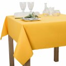 Tischdecke Abwaschbares Tischtuch Schmutzabweisend Wasserabweisend 90x90cm Gelb