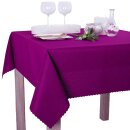 Tischdecke Abwaschbares Tischtuch Schmutzabweisend Tischdeko 100x140cm Violett