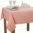 Tischdecke Abwaschbares Tischtuch Schmutzabweisend Tischdeko 110x160cm Rosa