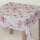Tischdecke Abwaschbares Tischtuch Leinenoptik Schmutzabweisend 120x220cm Rosa