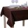 Tischdecke Abwaschbares Tischtuch Schmutzabweisend Tischdeko 120x160cm Braun