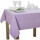 Tischdecke Abwaschbares Tischtuch Schmutzabweisend Tischdeko 120x220 Heidefarbe