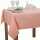 Tischdecke Abwaschbares Tischtuch Schmutzabweisend Tischdeko 120x220cm Rosa