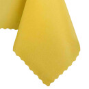 Tischdecke Abwaschbares Tischtuch Schmutzabweisend Wasserabweisend 160x220 Gelb