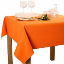 Tischdecke Abwaschbares Tischtuch Schmutzabweisend Tischdeko 160x220cm Orange