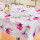 Tischdecke Abwaschbares Tischtuch Leinenoptik Schmutzabweisend 140x220cm Rosa