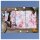 Herdabdeckplatte Ceran 3-teilig 90x52 Rosa Blumen Kochplatten Abdeckung Glas