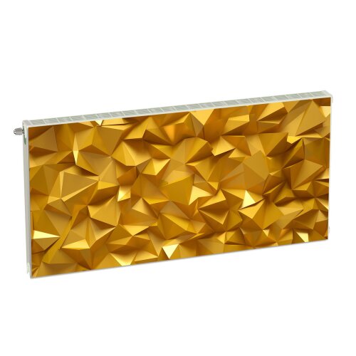 Magnet Heizkörperverkleidung Abdeckmatte Abdeckung Deko 120x60 Golden Abstrakt