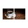 Kaffee 50x50cm 2 Glasbilder Glasbild Echtglas Wandbild Deko