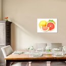 Grapefruit 70x50cm Glasbilder Glasbild Echtglas Wandbild...