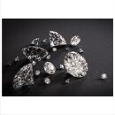 Diamanten 70x50cm Glasbilder Glasbild Echtglas Wandbild Deko