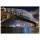 Brücke 70x50cm Glasbilder Glasbild Echtglas Wandbild Deko